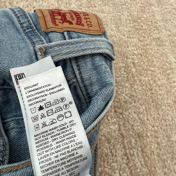 Levi's High Waisted Mom Jeans 32 Blue - Picture 10 of 10